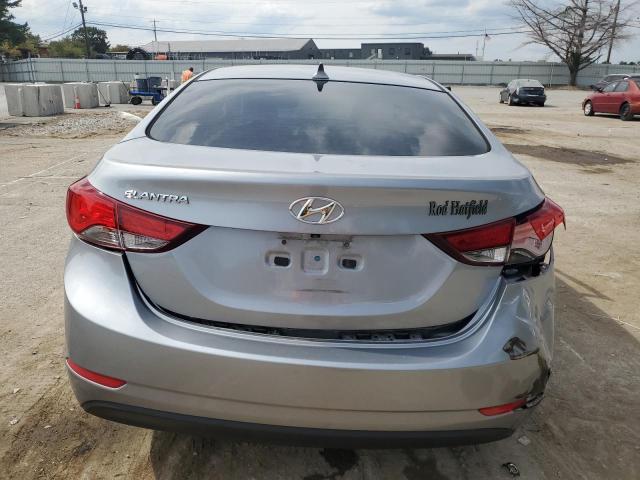 5NPDH4AE6FH597260 - 2015 HYUNDAI ELANTRA SE SILVER photo 6