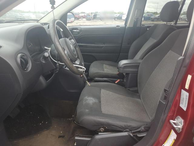 1C4NJDBBXGD741977 - 2016 JEEP COMPASS SPORT BURGUNDY photo 7