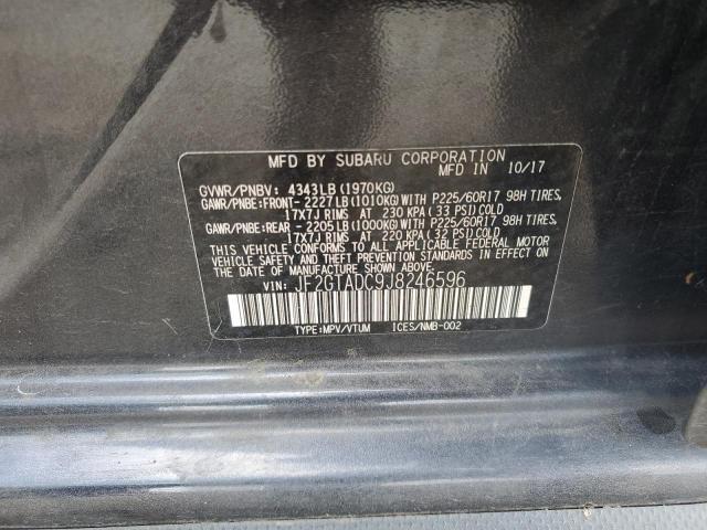 JF2GTADC9J8246596 - 2018 SUBARU CROSSTREK PREMIUM BLUE photo 12