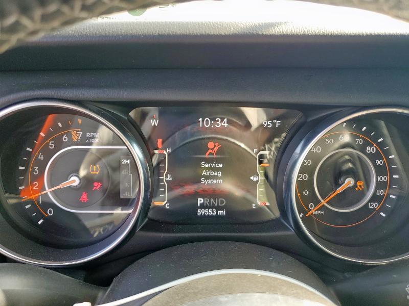 1C4HJXEG6NW105970 - 2022 JEEP WRANGLER U SAHARA BLACK photo 9