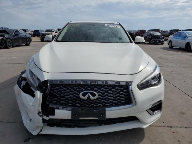 JN1EV7APXJM592077 - 2018 INFINITI Q50 LUXE WHITE photo 5