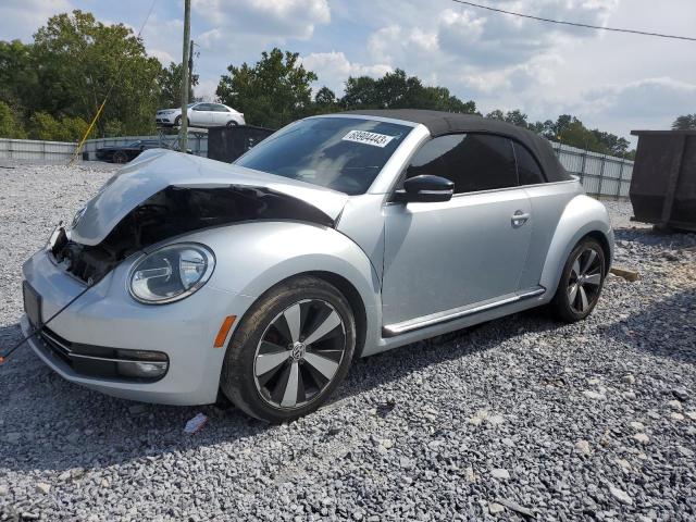 3VW7A7AT6DM815414 - 2013 VOLKSWAGEN BEETLE TURBO SILVER photo 1