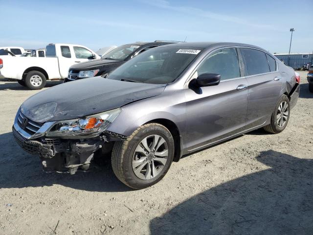 1HGCR2F36FA260519 - 2015 HONDA ACCORD LX GRAY photo 1