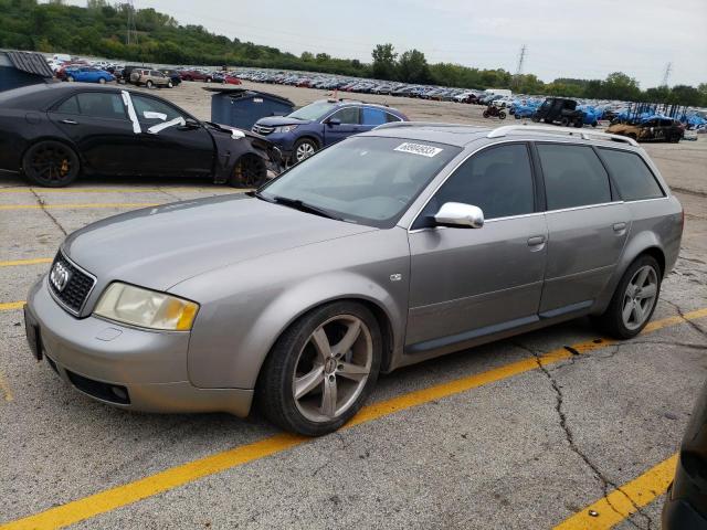 WAUXU64B52N128982 - 2002 AUDI S6 AVANT QUATTRO GRAY photo 1