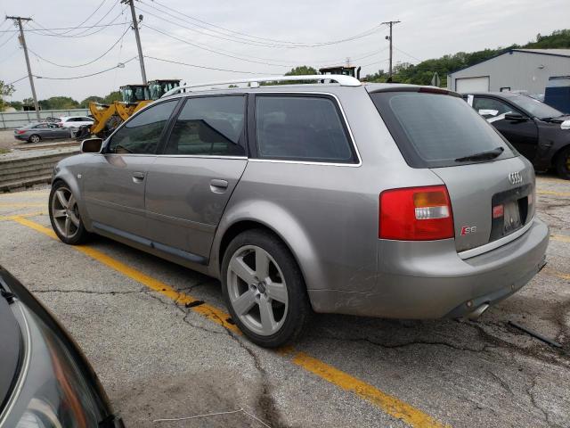 WAUXU64B52N128982 - 2002 AUDI S6 AVANT QUATTRO GRAY photo 2