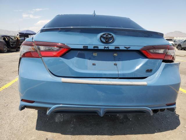4T1G11AK3PU103039 - 2023 TOYOTA CAMRY SE NIGHT SHADE BLUE photo 6