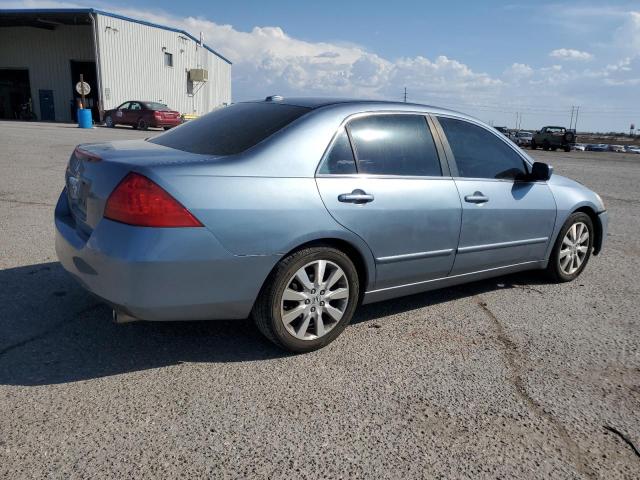 1HGCM66877A065693 - 2007 HONDA ACCORD EX BLUE photo 3