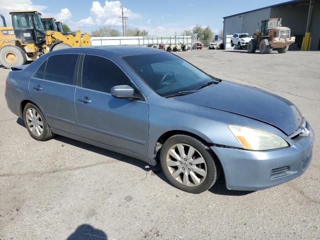 1HGCM66877A065693 - 2007 HONDA ACCORD EX BLUE photo 4