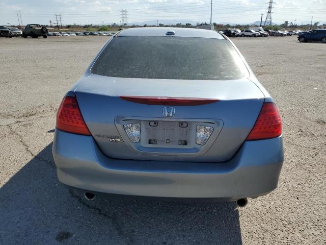 1HGCM66877A065693 - 2007 HONDA ACCORD EX BLUE photo 6