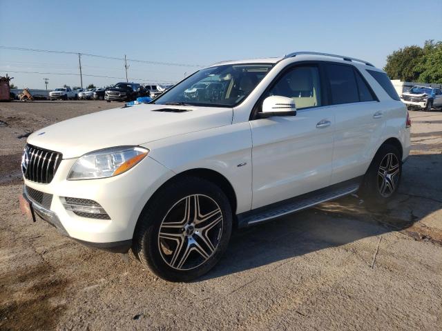 4JGDA5HB0CA032054 - 2012 MERCEDES-BENZ ML 350 4MATIC WHITE photo 1