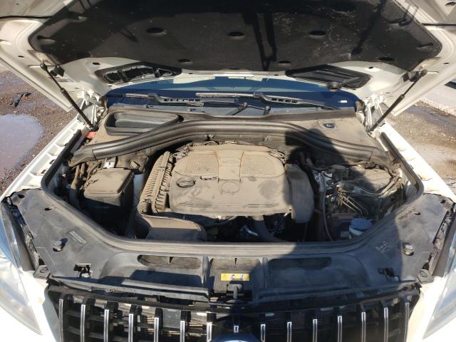 4JGDA5HB0CA032054 - 2012 MERCEDES-BENZ ML 350 4MATIC WHITE photo 11