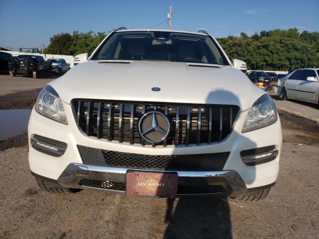 4JGDA5HB0CA032054 - 2012 MERCEDES-BENZ ML 350 4MATIC WHITE photo 5