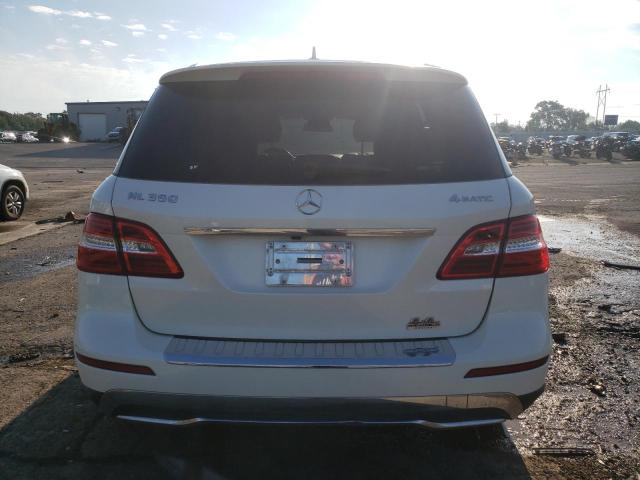 4JGDA5HB0CA032054 - 2012 MERCEDES-BENZ ML 350 4MATIC WHITE photo 6