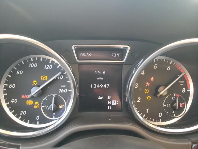 4JGDA5HB0CA032054 - 2012 MERCEDES-BENZ ML 350 4MATIC WHITE photo 9