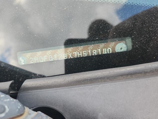 2HGFG128X7H518140 - 2007 HONDA CIVIC EX SILVER photo 12