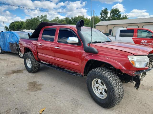 3TMLU4EN6FM185884 - 2015 TOYOTA TACOMA DOUBLE CAB 红色 照片 4