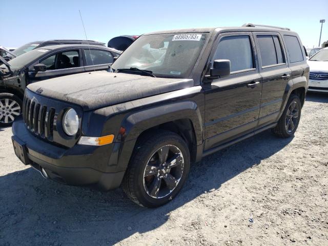 1C4NJPCB0ED618606 - 2014 JEEP PATRIOT LIMITED BLACK photo 1