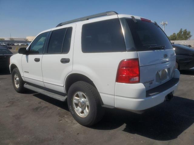 1FMDU73K55ZA76162 - 2005 FORD EXPLORER XLT WHITE photo 2