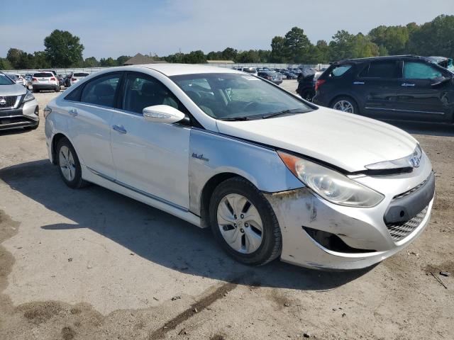 KMHEC4A45DA078310 - 2013 HYUNDAI SONATA SE HYBRID SILVER photo 4