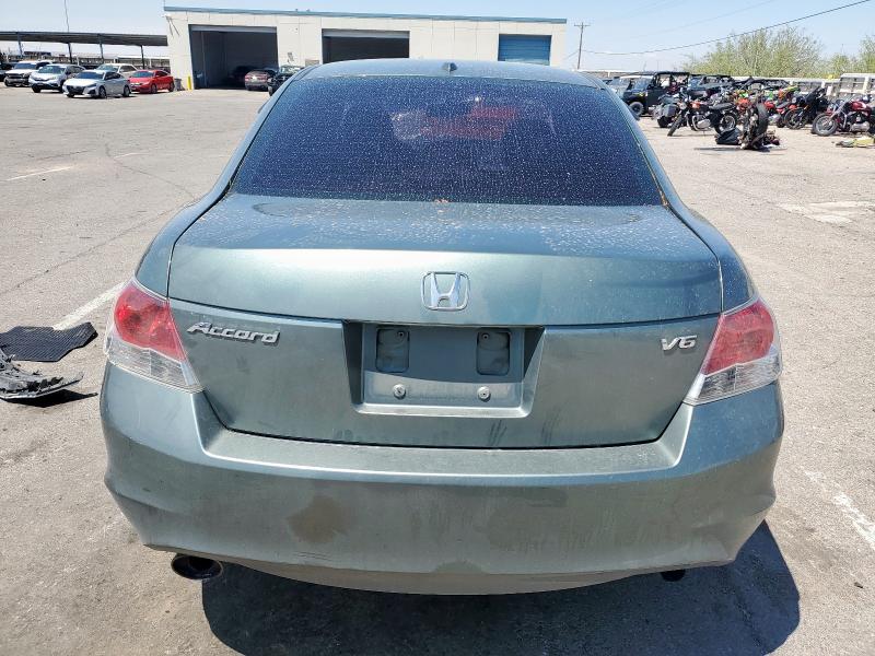 1HGCP36818A023883 - 2008 HONDA ACCORD EXL GREEN photo 6