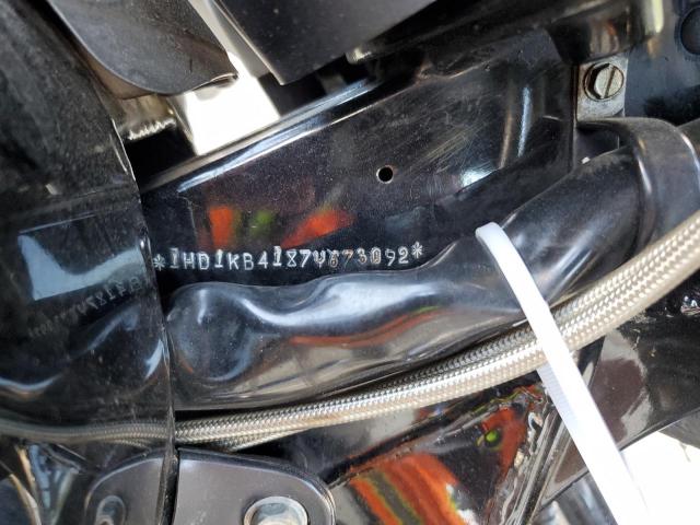 1HD1KB4187Y673092 - 2007 HARLEY-DAVIDSON FLHX შავი ფოტო 9