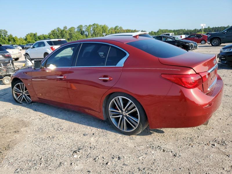 JN1BV7AP2FM336915 - 2015 INFINITI Q50 BASE წითელი ფოტო 2