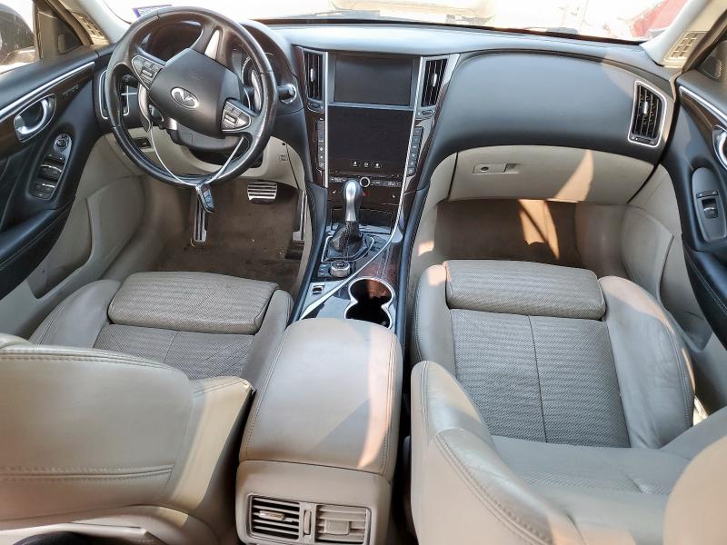 JN1BV7AP2FM336915 - 2015 INFINITI Q50 BASE წითელი ფოტო 8