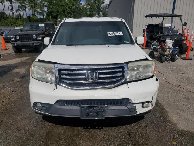 5FNYF3H74FB025675 - 2015 HONDA PILOT EXLN WHITE photo 5