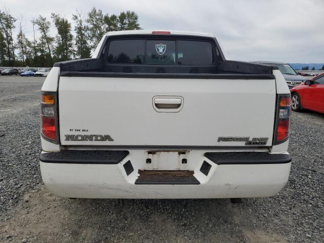 2HJYK16516H566769 - 2006 HONDA RIDGELINE RTL WHITE photo 6