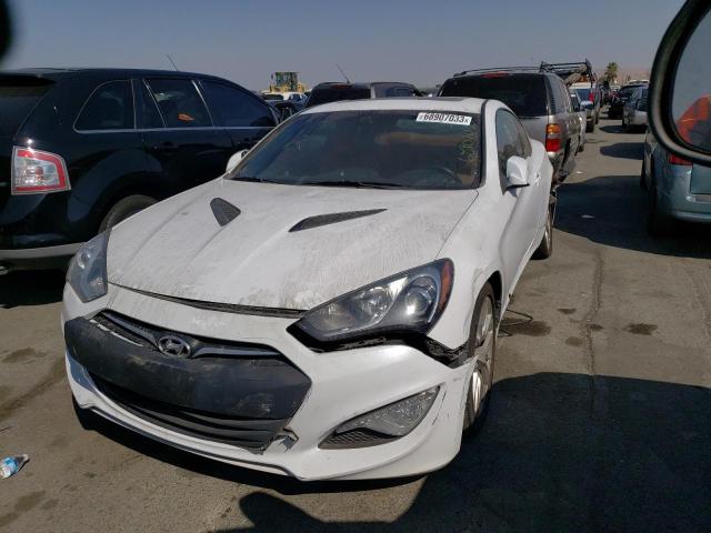 KMHHU6KJ1EU113919 - 2014 HYUNDAI GENESIS CO 3.8L WHITE photo 1