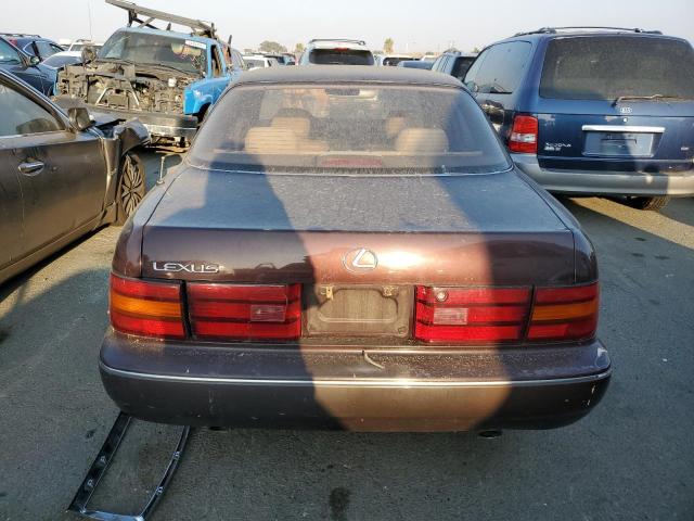 JT8UF11E0M0080808 - 1991 LEXUS LS 400 BROWN photo 6