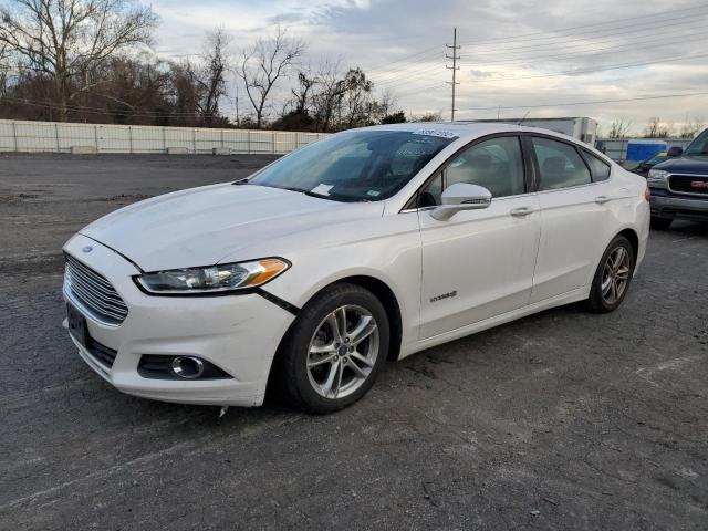 3FA6P0LU5GR299506 - 2016 FORD FUSION SE HYBRID WHITE photo 1