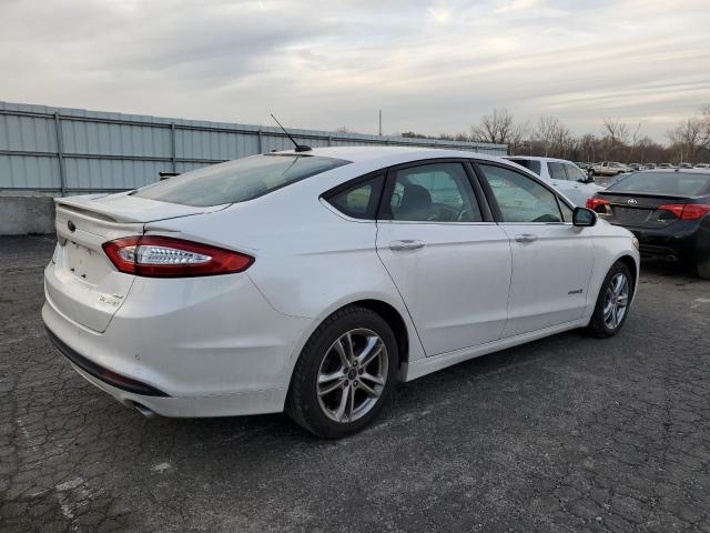 3FA6P0LU5GR299506 - 2016 FORD FUSION SE HYBRID WHITE photo 3