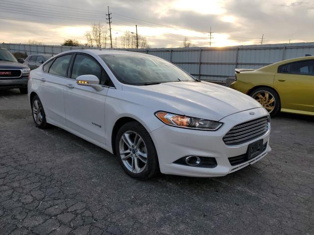 3FA6P0LU5GR299506 - 2016 FORD FUSION SE HYBRID WHITE photo 4