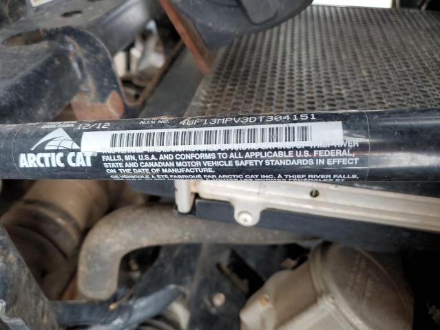4UF13MPV3DT304151 - 2013 ARCTIC CAT ARTIC CAT Зеленый фото 10