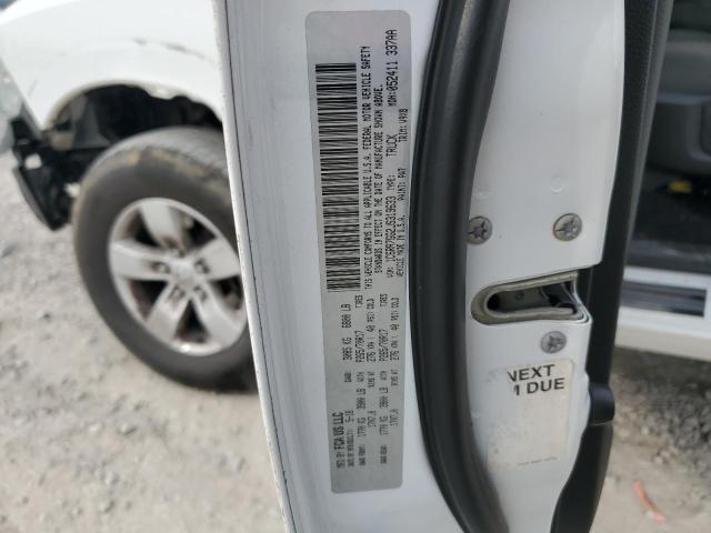 1C6RR7GG2JS319633 - 2018 RAM 1500 SLT WHITE photo 13