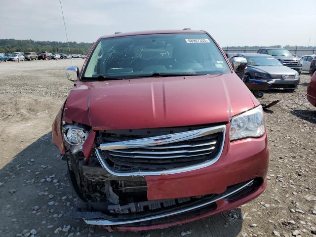 2C4RC1CG1ER341255 - 2014 CHRYSLER TOWN & COU TOURING L RED photo 5