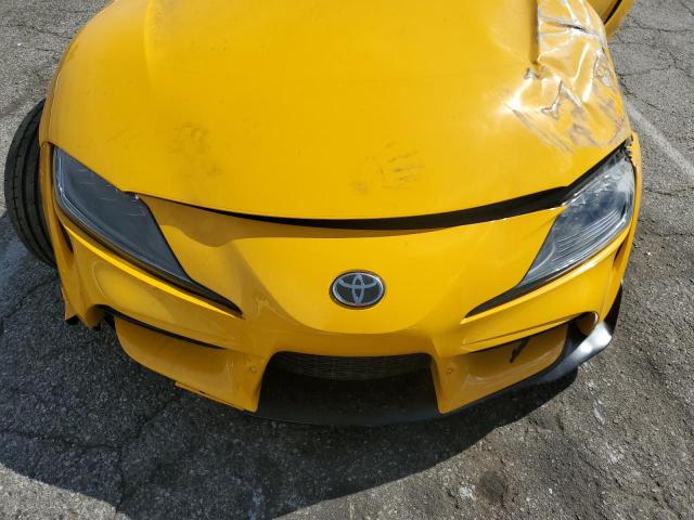 WZ1DB4C01LW029637 - 2020 TOYOTA SUPRA BASE YELLOW photo 11