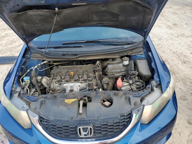 19XFB2F50FE018467 - 2015 HONDA CIVIC LX BLUE photo 11