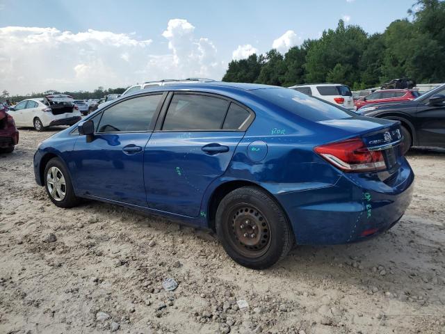 19XFB2F50FE018467 - 2015 HONDA CIVIC LX BLUE photo 2