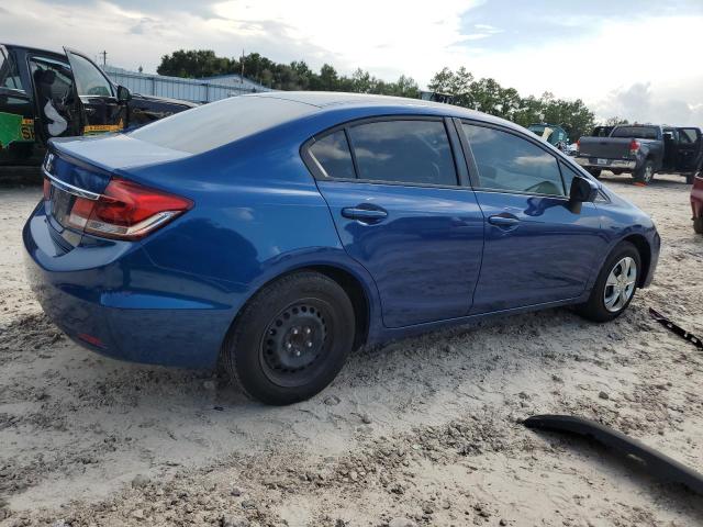 19XFB2F50FE018467 - 2015 HONDA CIVIC LX BLUE photo 3