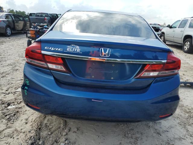 19XFB2F50FE018467 - 2015 HONDA CIVIC LX BLUE photo 6