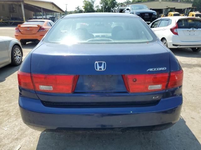 1HGCM564X5A048004 - 2005 HONDA ACCORD LX BLUE photo 6