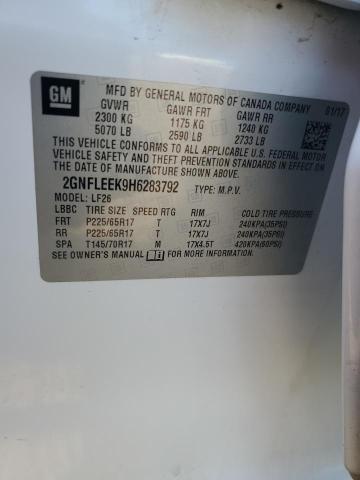 2GNFLEEK9H6283792 - 2017 CHEVROLET EQUINOX LS 白色 照片 13