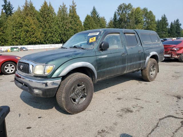 5TEGM92N91Z770683 - 2001 TOYOTA TACOMA DOUBLE CAB PRERUNNER GREEN photo 1
