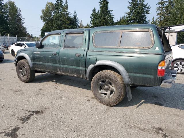 5TEGM92N91Z770683 - 2001 TOYOTA TACOMA DOUBLE CAB PRERUNNER GREEN photo 2