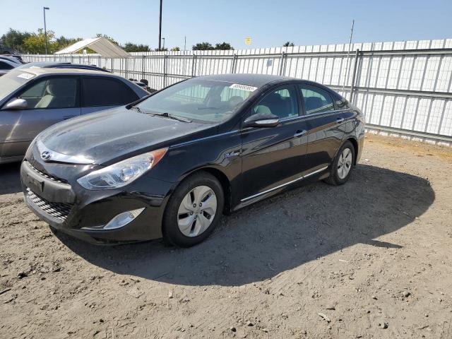 KMHEC4A49DA083204 - 2013 HYUNDAI SONATA HYBRID BLACK photo 1