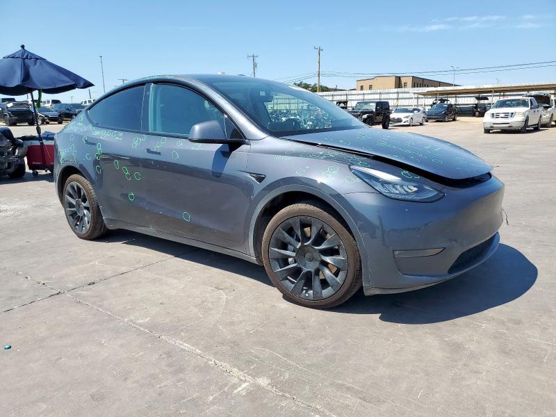 5YJYGDEE2MF080645 - 2021 TESLA MODEL Y Grau Foto 4