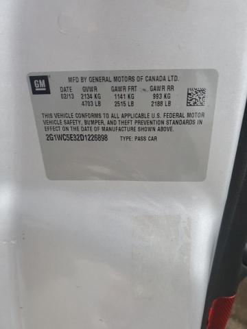 2G1WC5E32D1226898 - 2013 CHEVROLET IMPALA LTZ Grau Foto 12