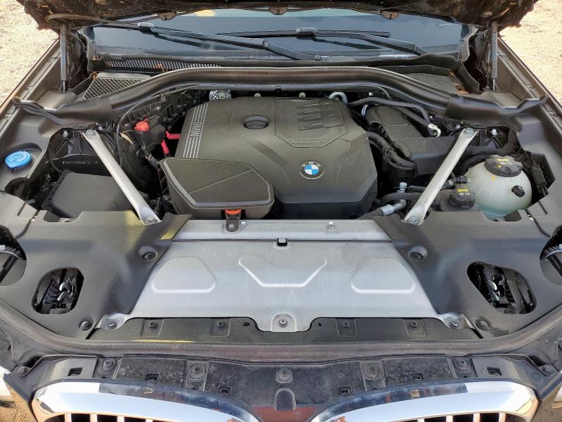 5UXTY3C08M9G70577 - 2021 BMW X3 SDRIVE30I BLACK photo 12